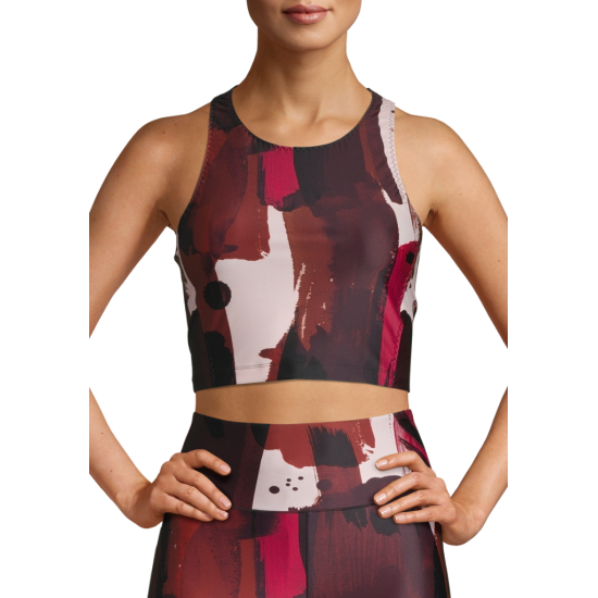 Casall Paint Printed Crop Top, Çok Renkli