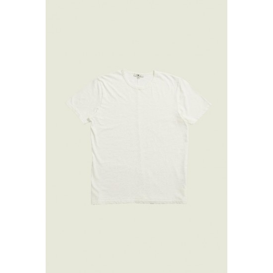 Retrophile Flamlı T-Shirt Beyaz