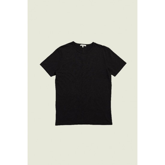 Retrophile Flamlı T-Shirt Siyah
