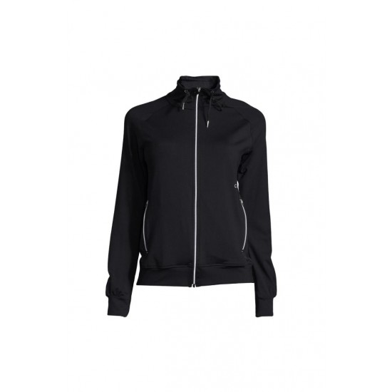 Siyah Kadın Zip Ceket 20459-901 Training Jacket