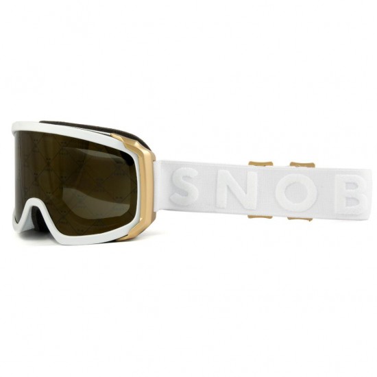 Snob Milano Gimme Beyaz Altın Unisex Kayak Gözlüğü