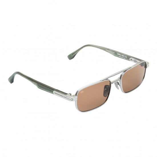 Unique Design Milano 24Mila Baci Gümüş Yeşil Unisex Güneş Gözlüğü