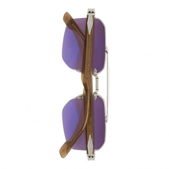 Unique Design Milano The Bright Gümüş Kahve Unisex Güneş Gözlüğü