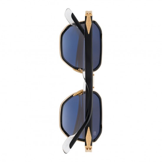 Unique Design Milano The Glowing Altın Siyah Unisex Güneş Gözlüğü