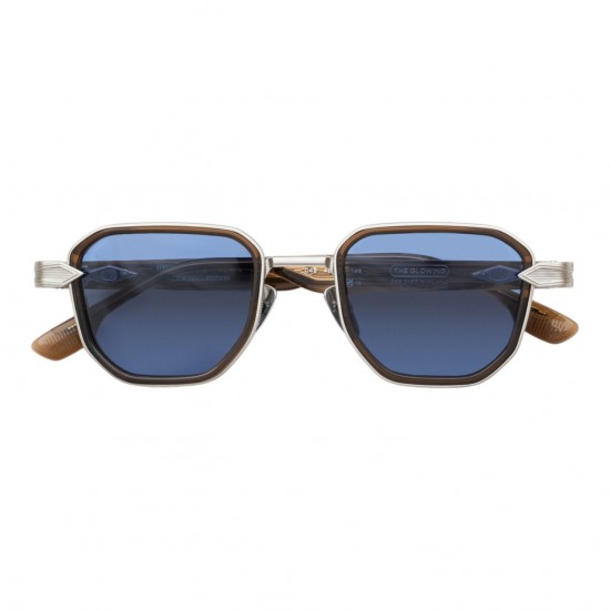 Unique Design Milano The Glowing Gümüş Kahverengi Unisex Güneş Gözlüğü