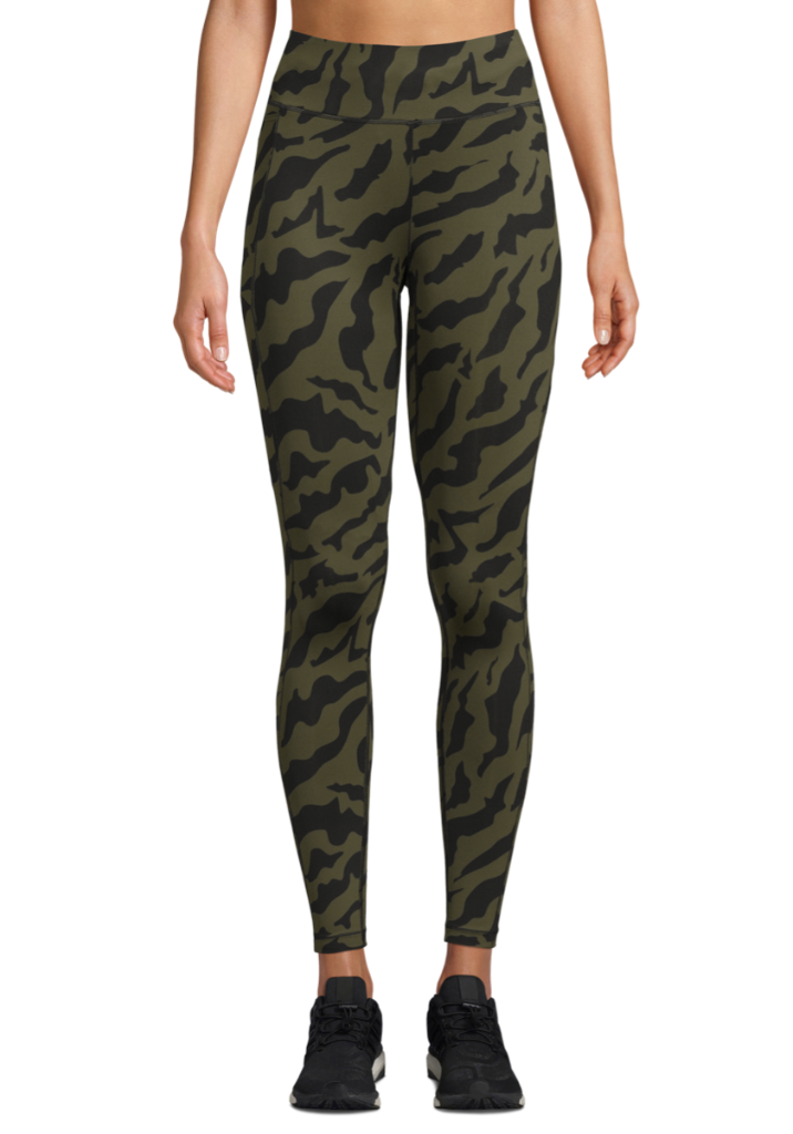 Casall Iconic Printed 7/8 Tayt Yeşil - Görsel 2