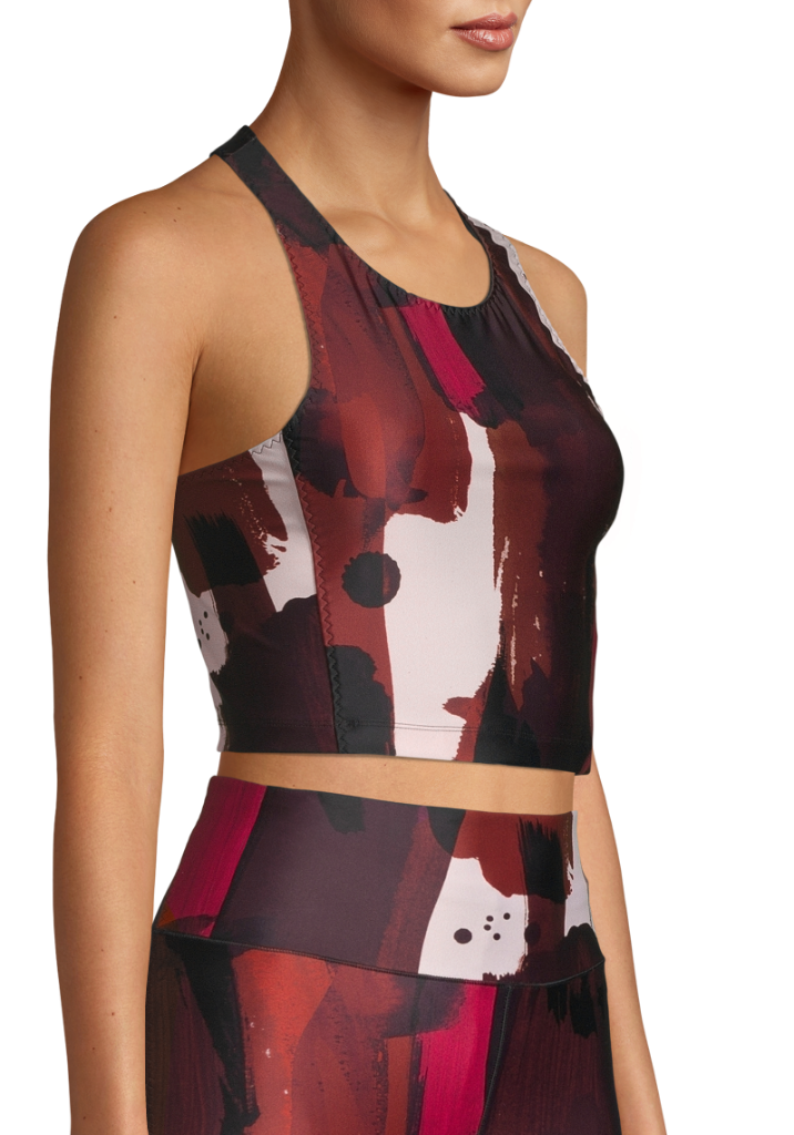 Casall Paint Printed Crop Top, Çok Renkli - Görsel 4