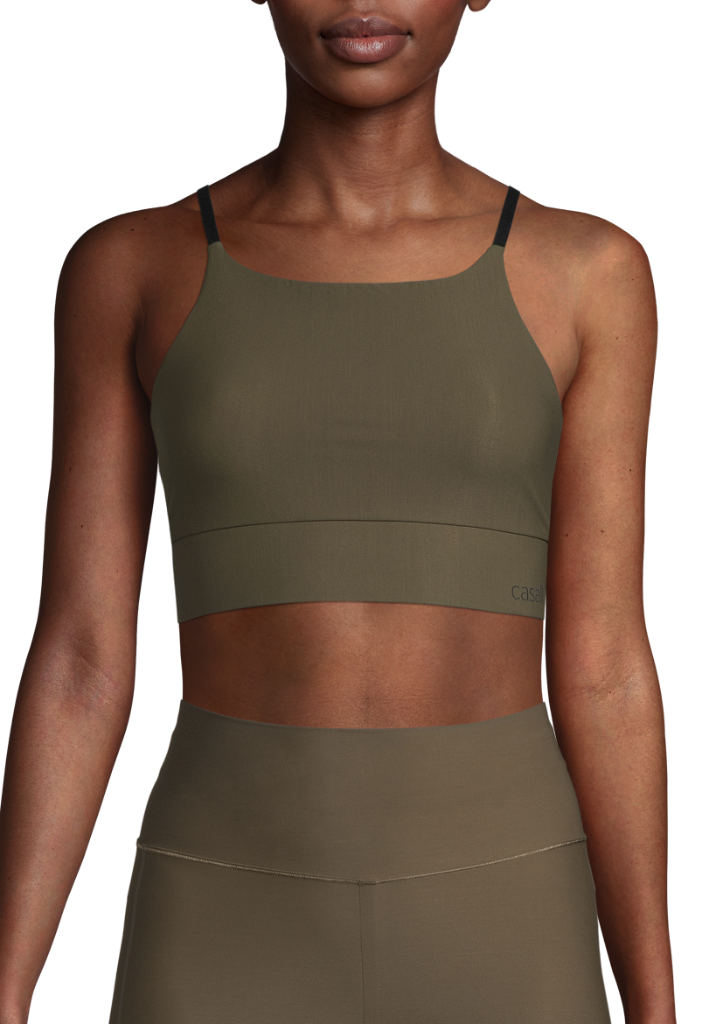 Casall Sculpture Intense Sports Bra Yeşil - Görsel 3