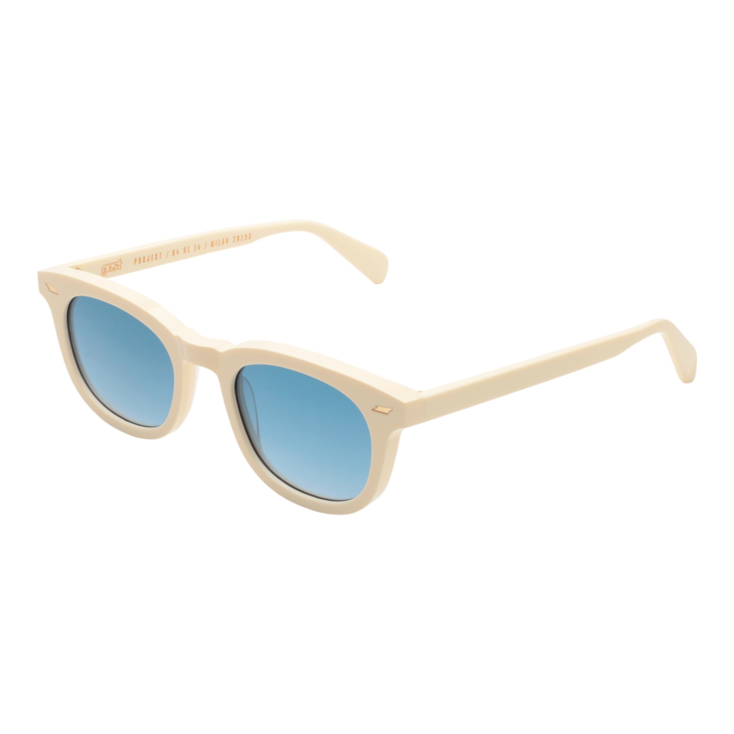 Gast Beryl Beyaz Unisex Güneş Gözlüğü - Görsel 2