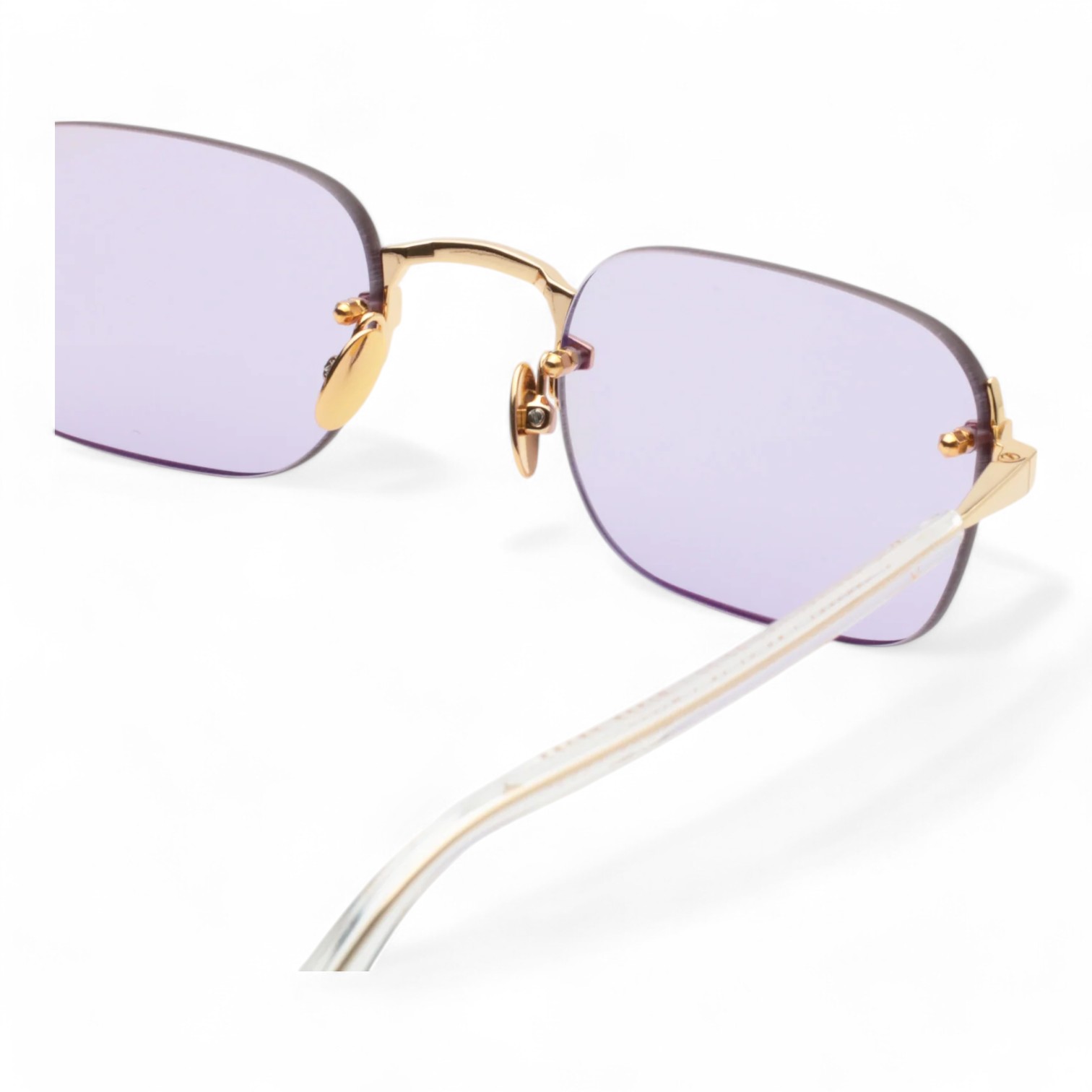 Gast  Domsa Gümüş Mor Unisex Güneş Gözlüğü - Görsel 2