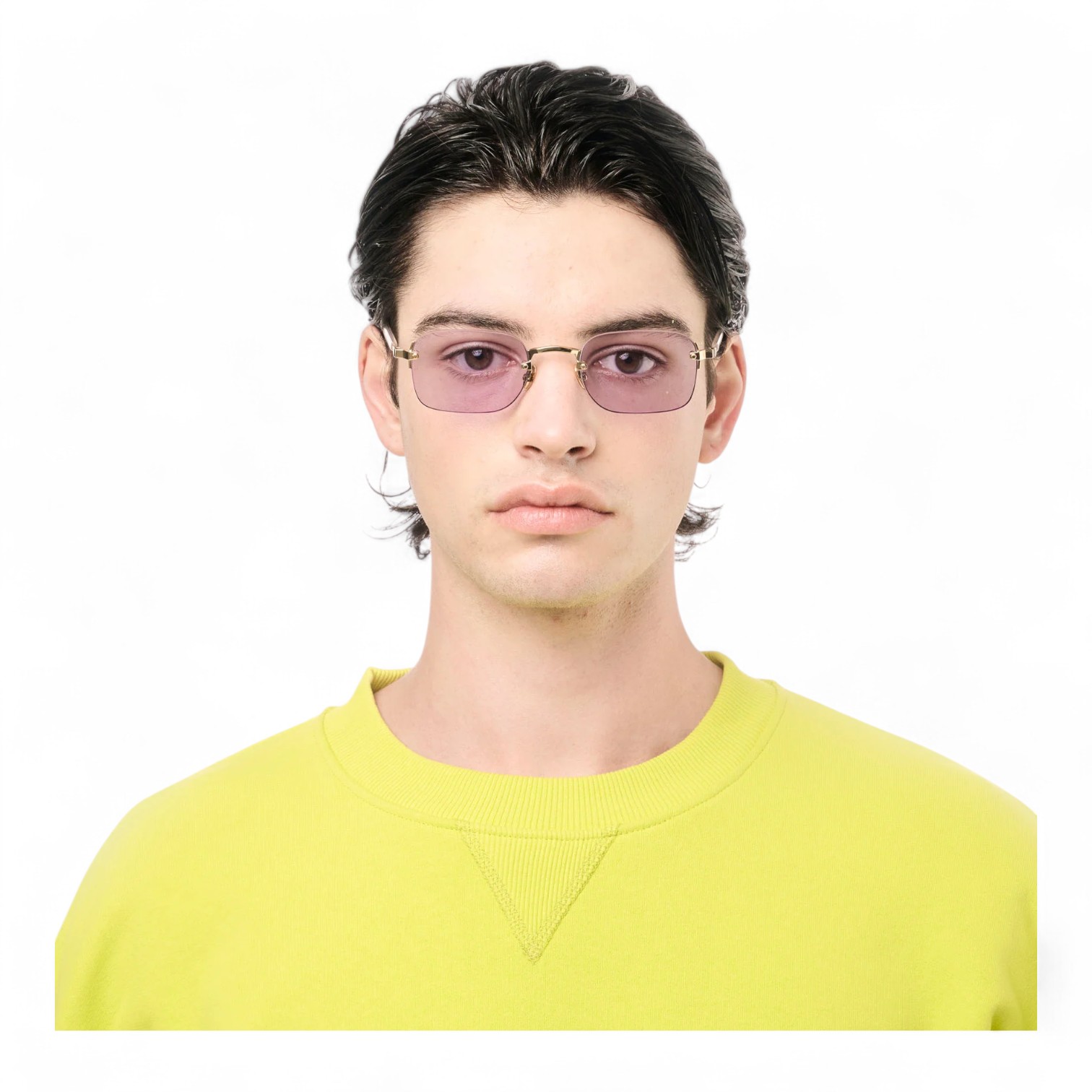 Gast  Domsa Gümüş Mor Unisex Güneş Gözlüğü - Görsel 3