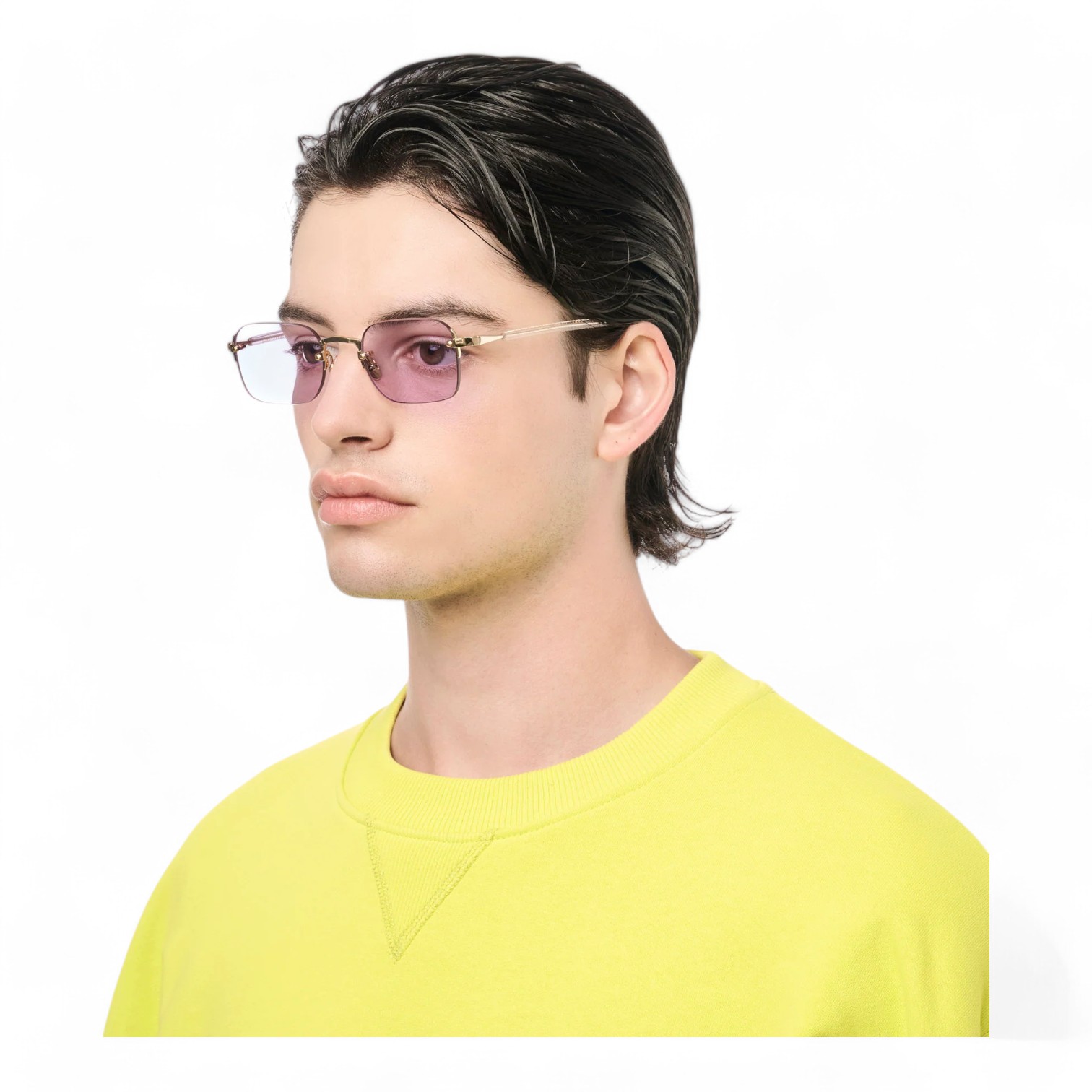 Gast  Domsa Gümüş Mor Unisex Güneş Gözlüğü - Görsel 4