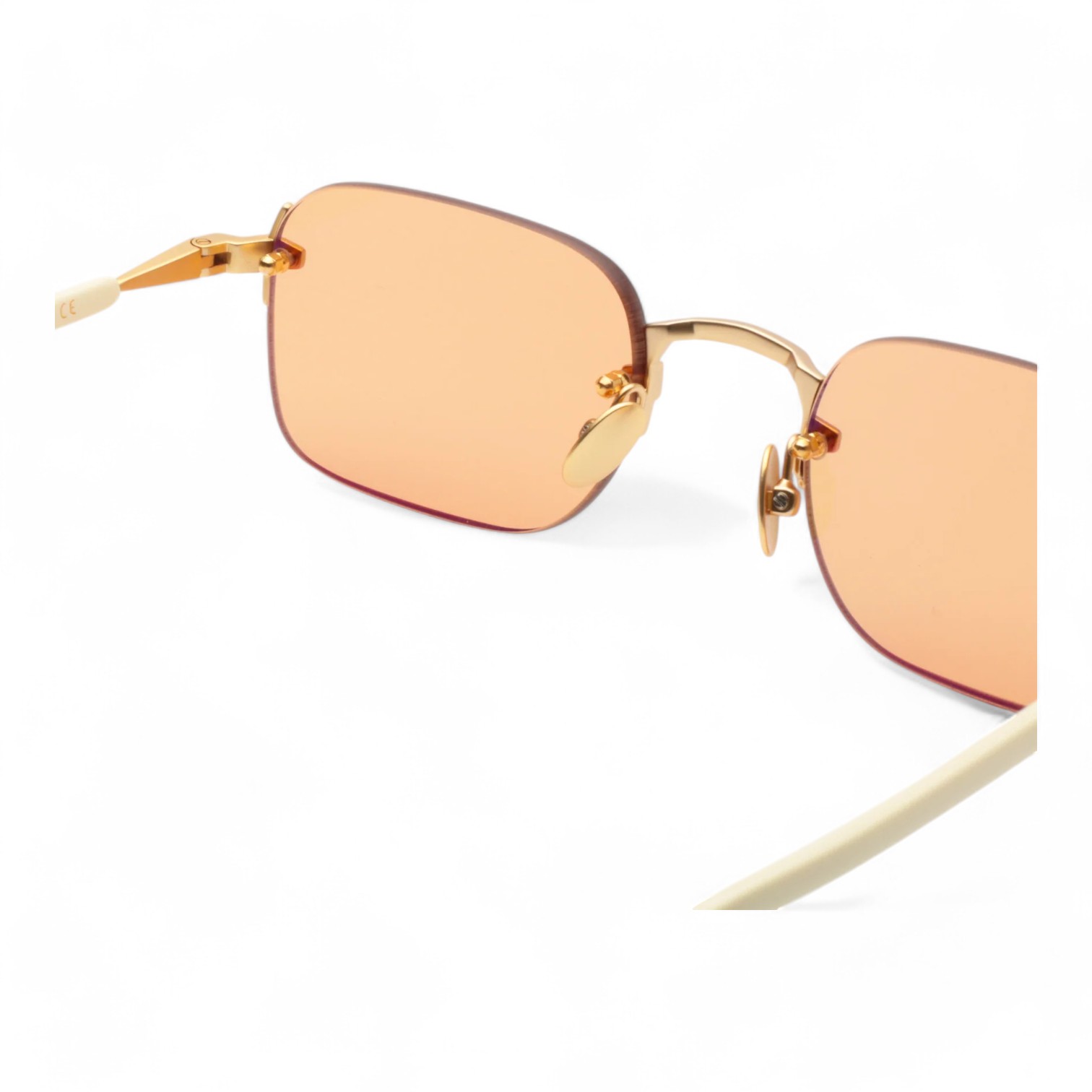 Gast  Domsa Mat Altın Unisex Güneş Gözlüğü - Görsel 2