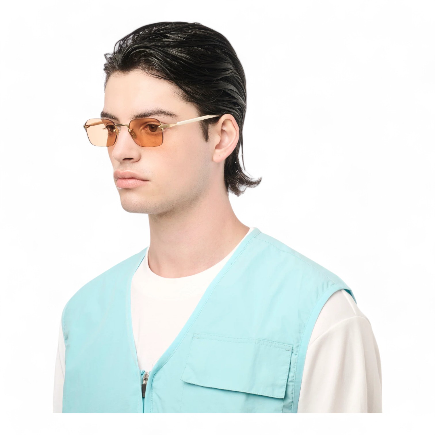 Gast  Domsa Mat Altın Unisex Güneş Gözlüğü - Görsel 6