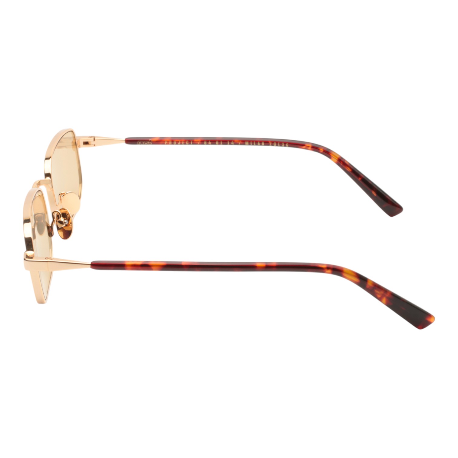 Gast Edara Altın Unisex Güneş Gözlüğü - Görsel 4