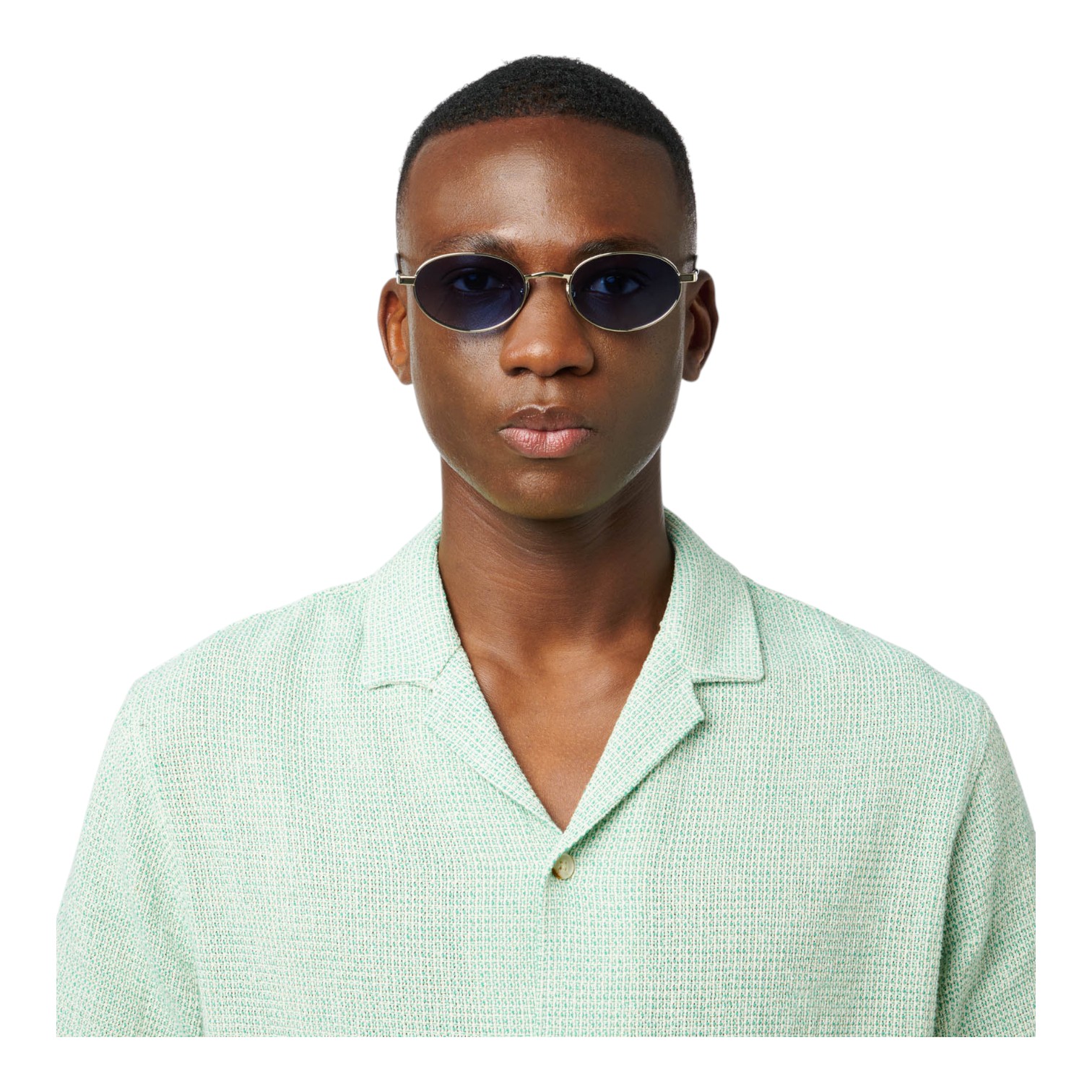 Gast Jade Gümüş Lacivert Unisex Güneş Gözlüğü - Görsel 5