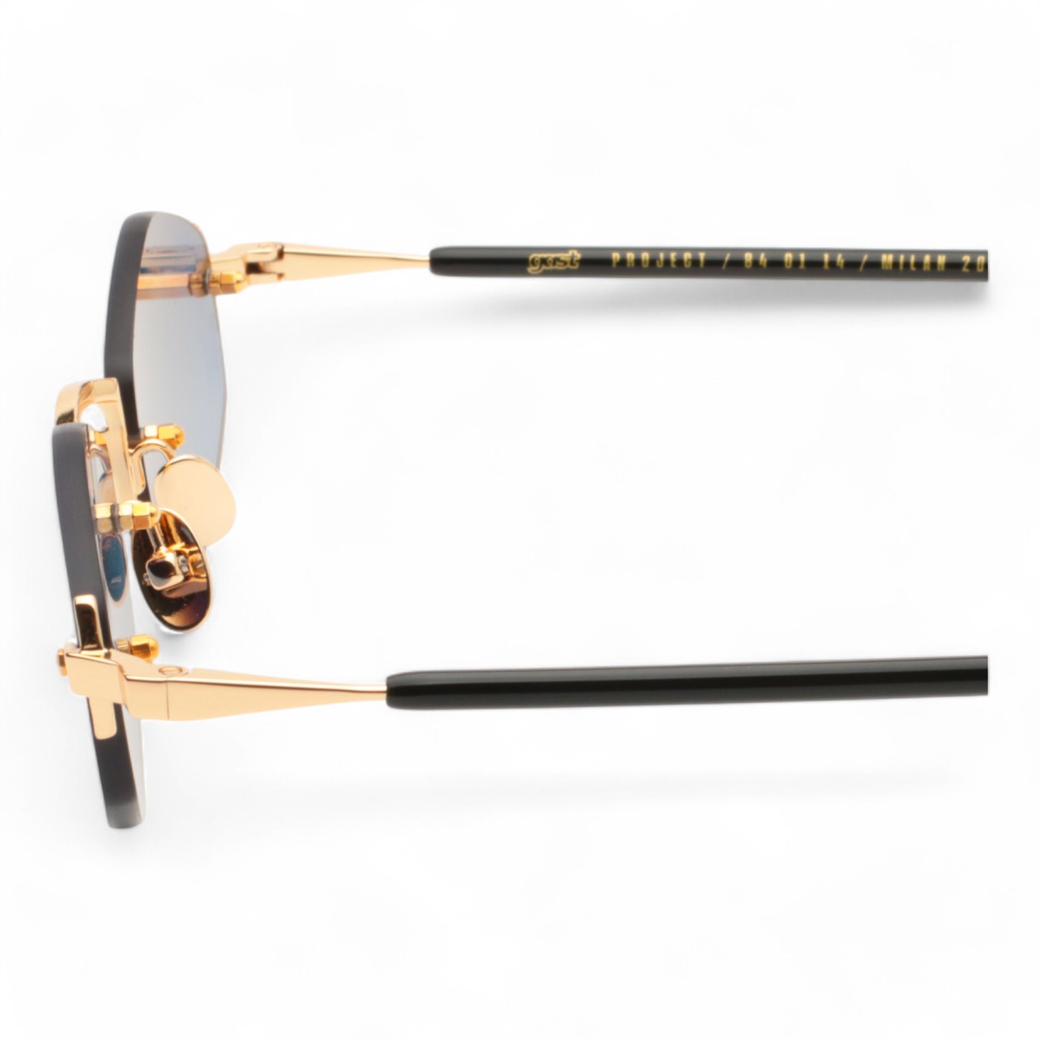Gast Lunar Altın Mavi Unisex Güneş Gözlüğü - Görsel 3