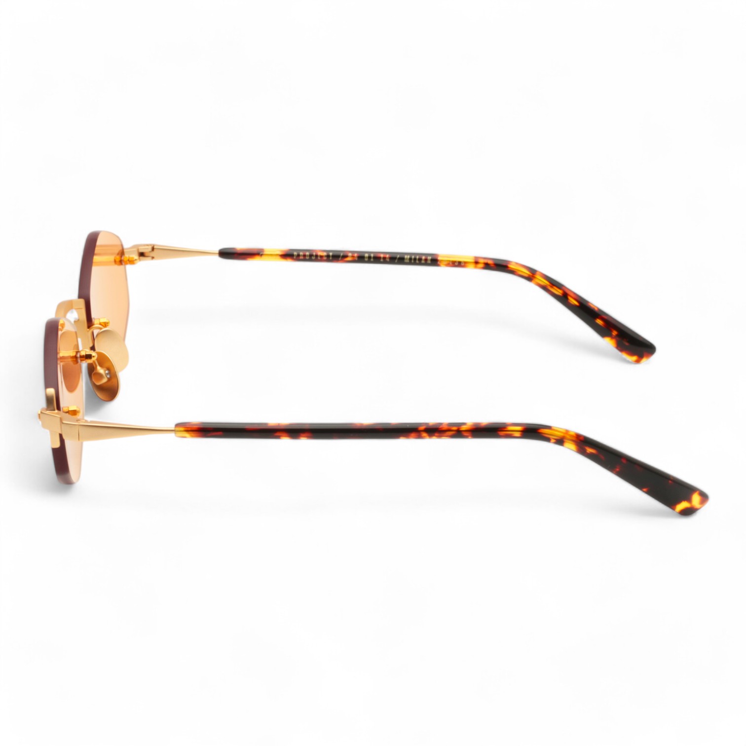 Gast Lunar Matte Gold Unisex Güneş Gözlüğü - Görsel 4