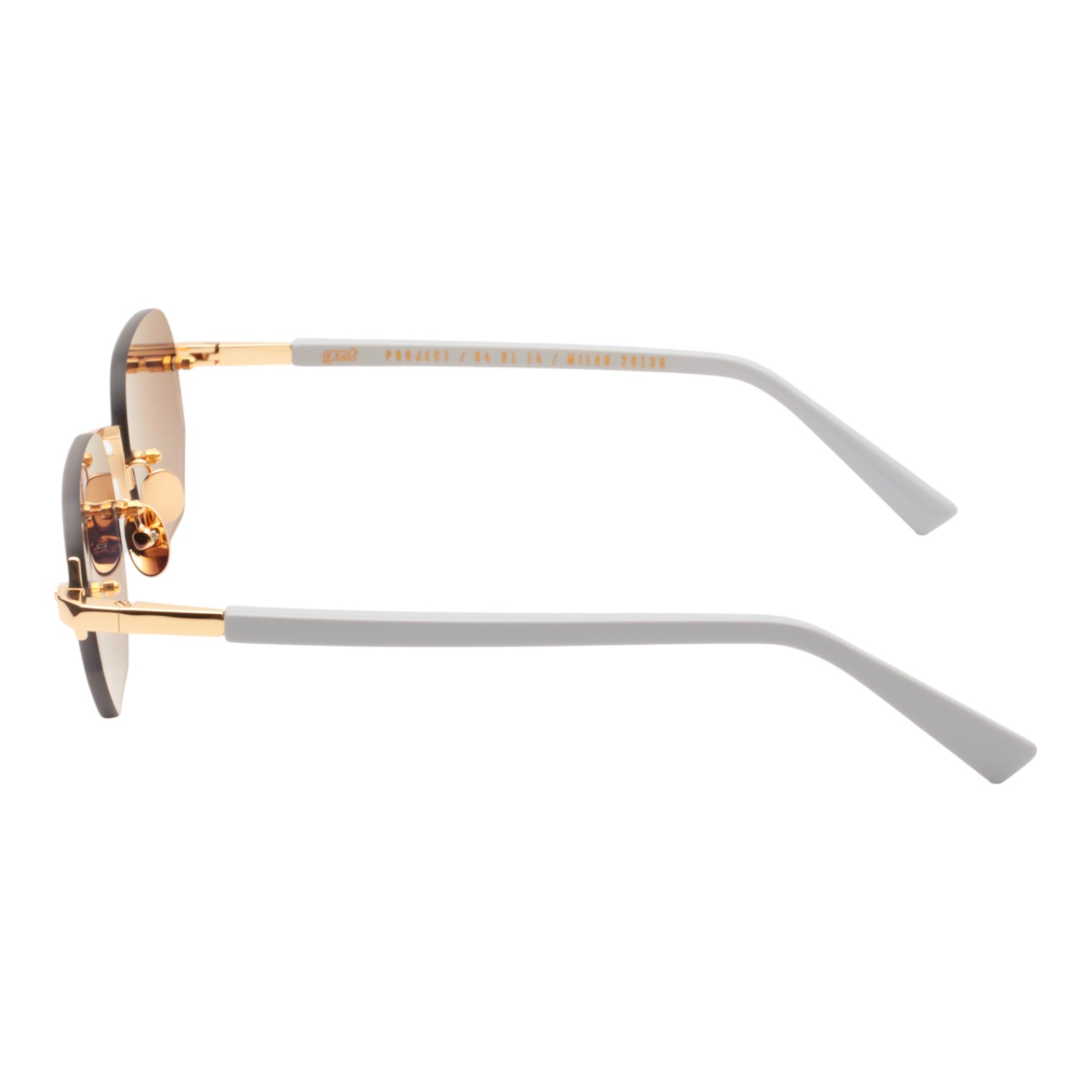 Gast Moonstone Altın Füme Unisex Güneş Gözlüğü - Görsel 3
