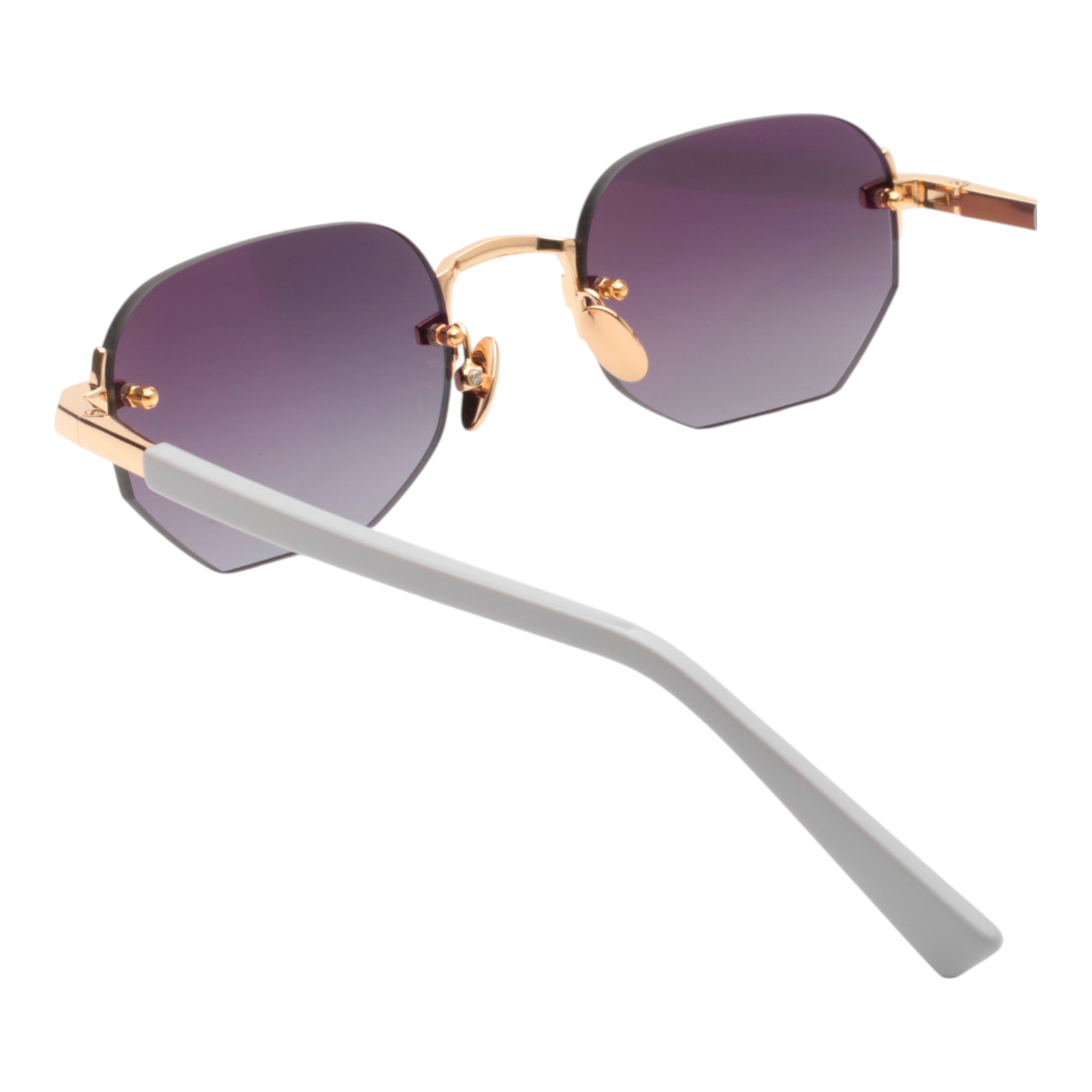 Gast Moonstone Altın Füme Unisex Güneş Gözlüğü - Görsel 4