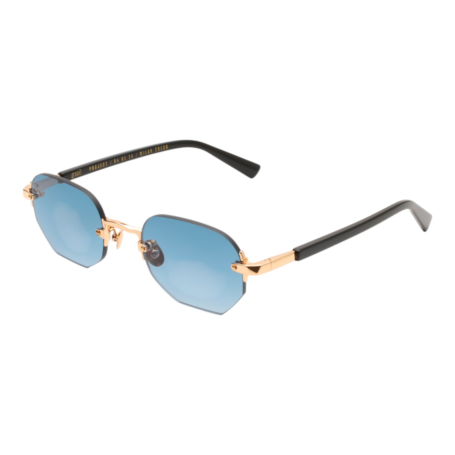 Gast Moonstone Altın Lacivert Unisex Güneş Gözlüğü - Görsel 2