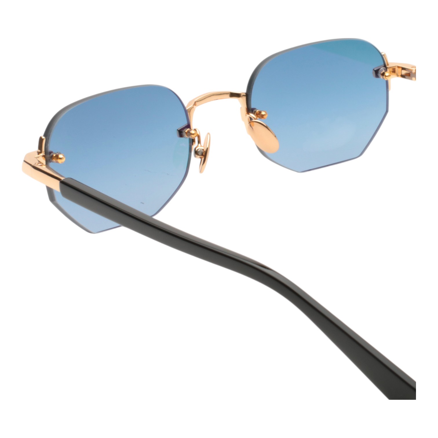 Gast Moonstone Altın Lacivert Unisex Güneş Gözlüğü - Görsel 3