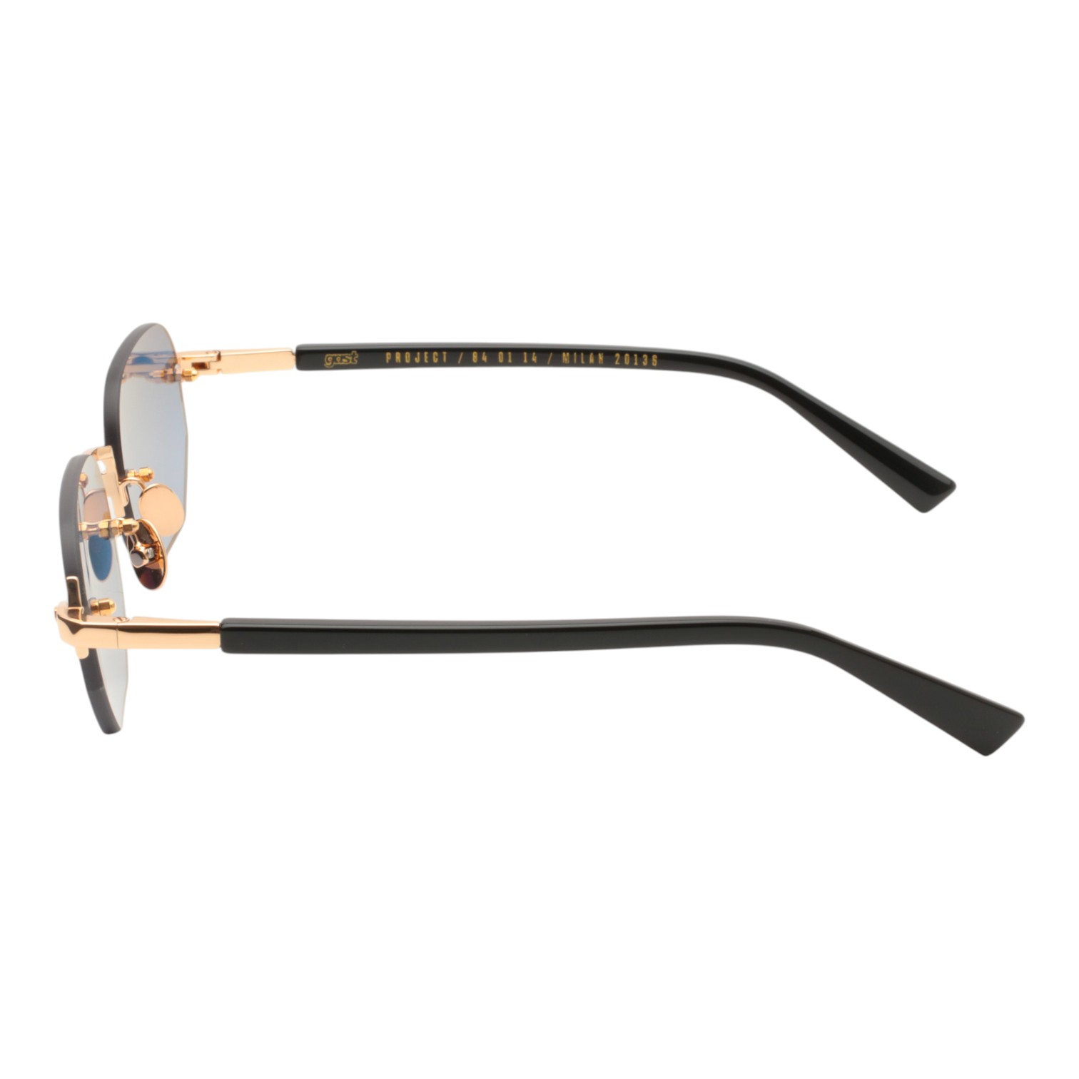 Gast Moonstone Altın Lacivert Unisex Güneş Gözlüğü - Görsel 4