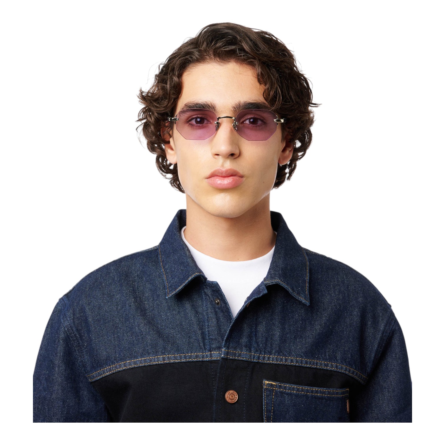 Gast Moonstone Gümüş Mor Unisex Güneş Gözlüğü - Görsel 4