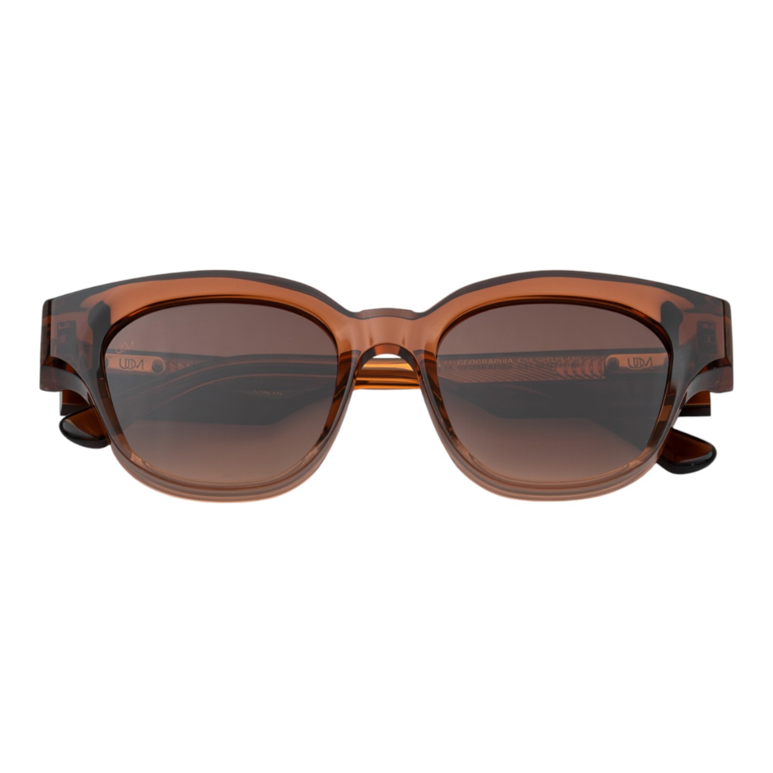 Unique Design Milano Geographia Kahverengi Kadın Güneş Gözlüğü