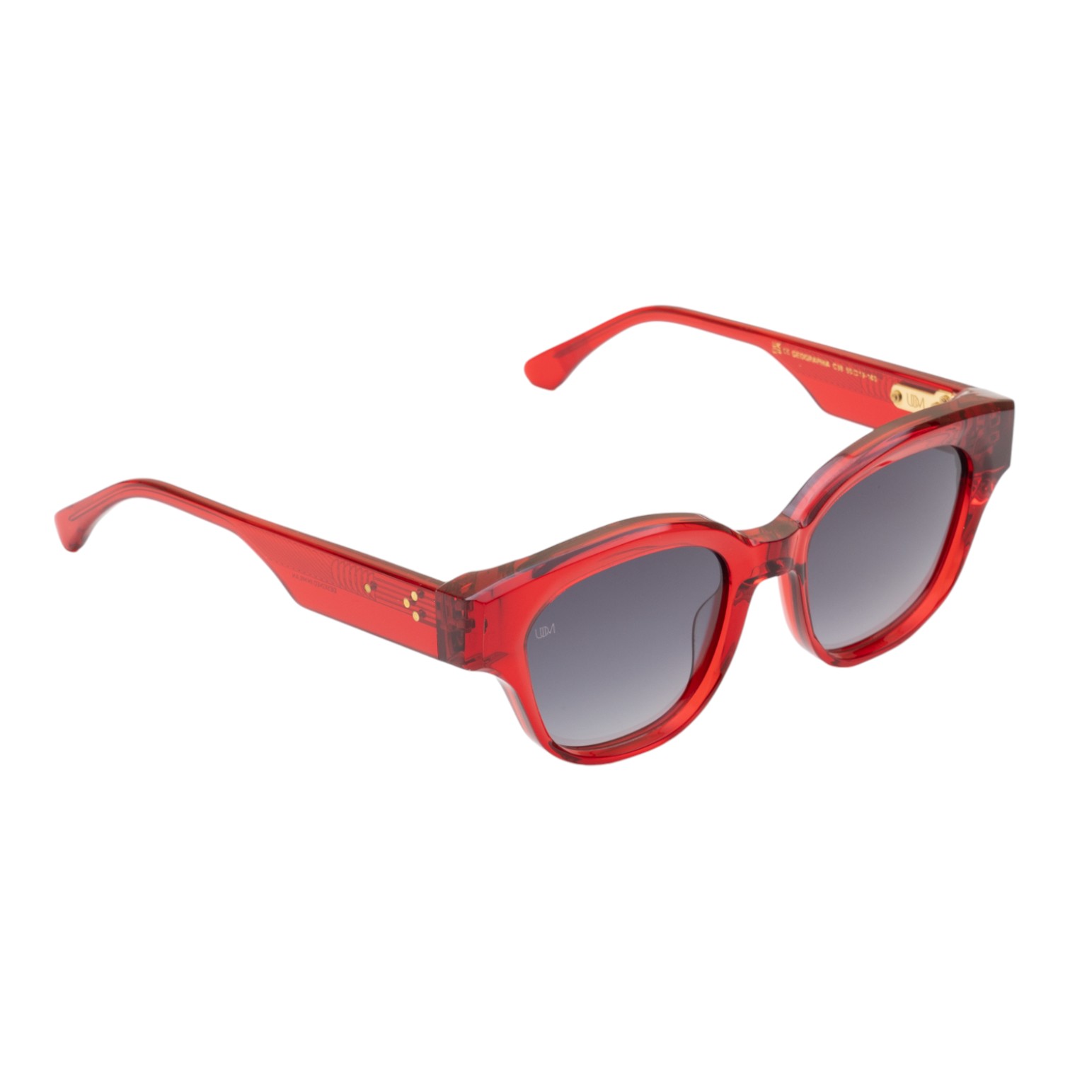 Unique Design Milano Geographia Kırmızı Kadın Güneş Gözlüğü - Görsel 3