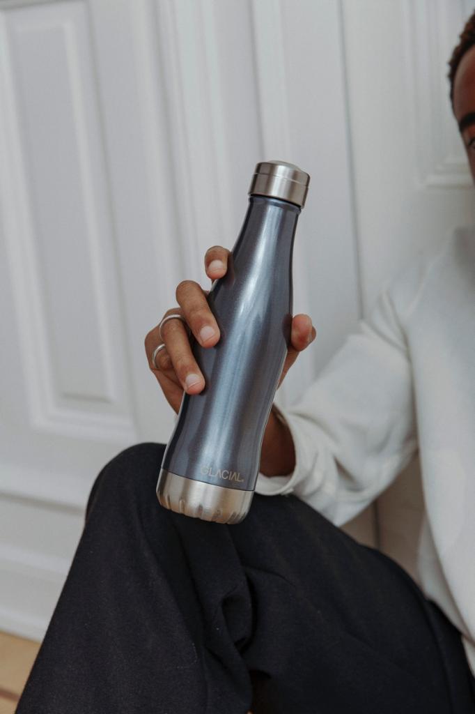 Glacial 400ml Matara Metalik Mavi - Görsel 2