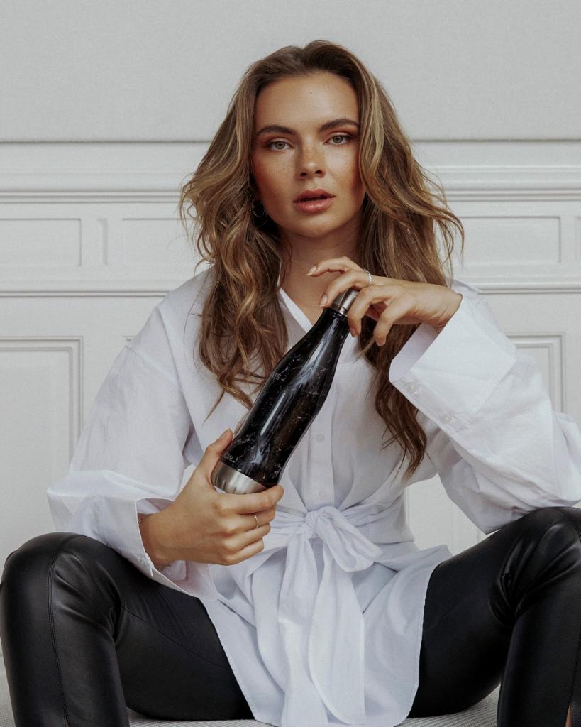 Glacial 400ml Matara Siyah Mermer - Görsel 3