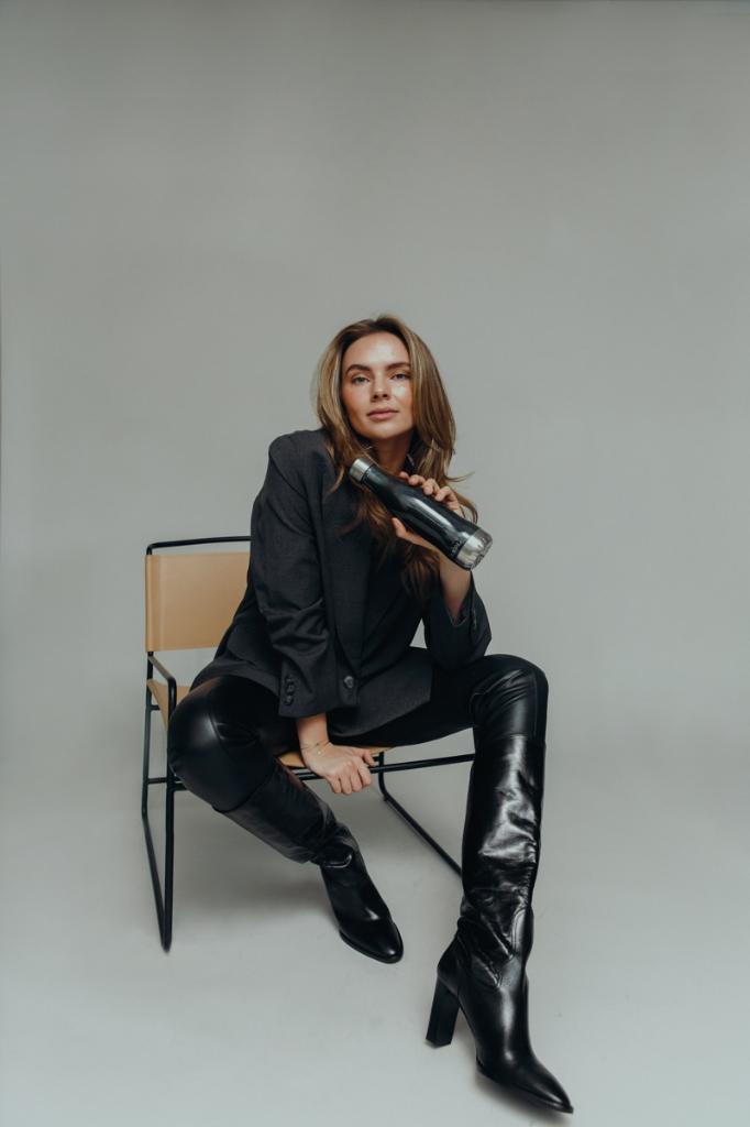 Glacial 400ml Matara Siyah Metalik - Görsel 2