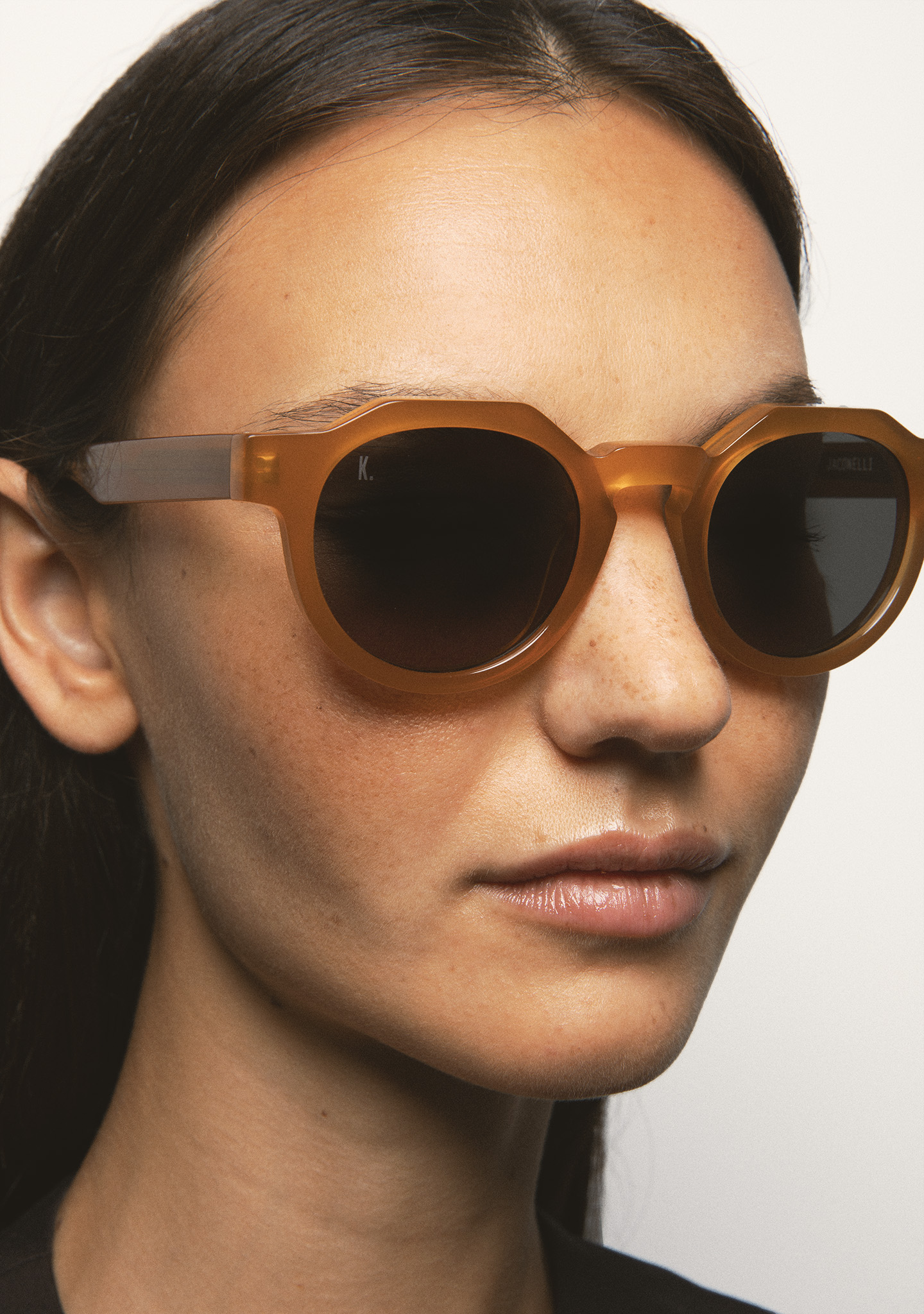 Kaleos Jaconelli Bal Rengi Unisex Güneş Gözlüğü - Görsel 3