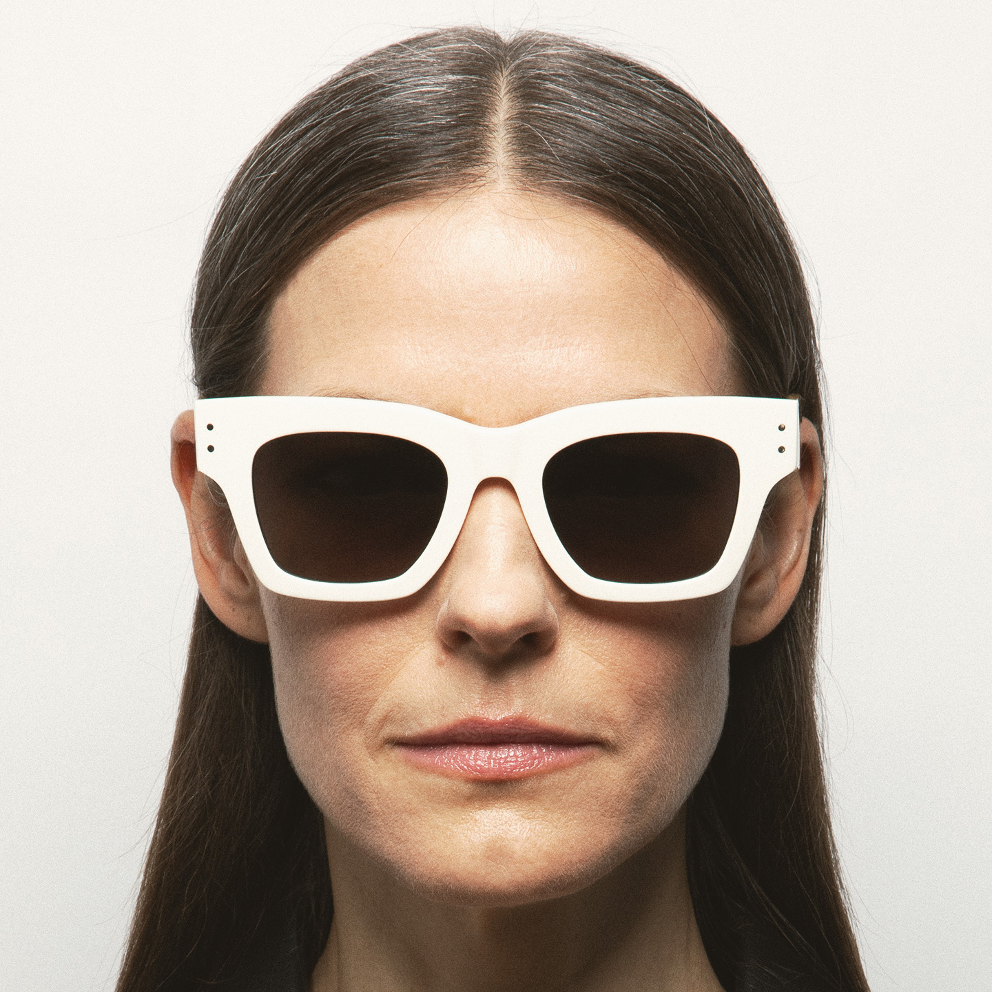 Kaleos Charlton Beyaz Kadın Güneş Gözlüğü - Görsel 5