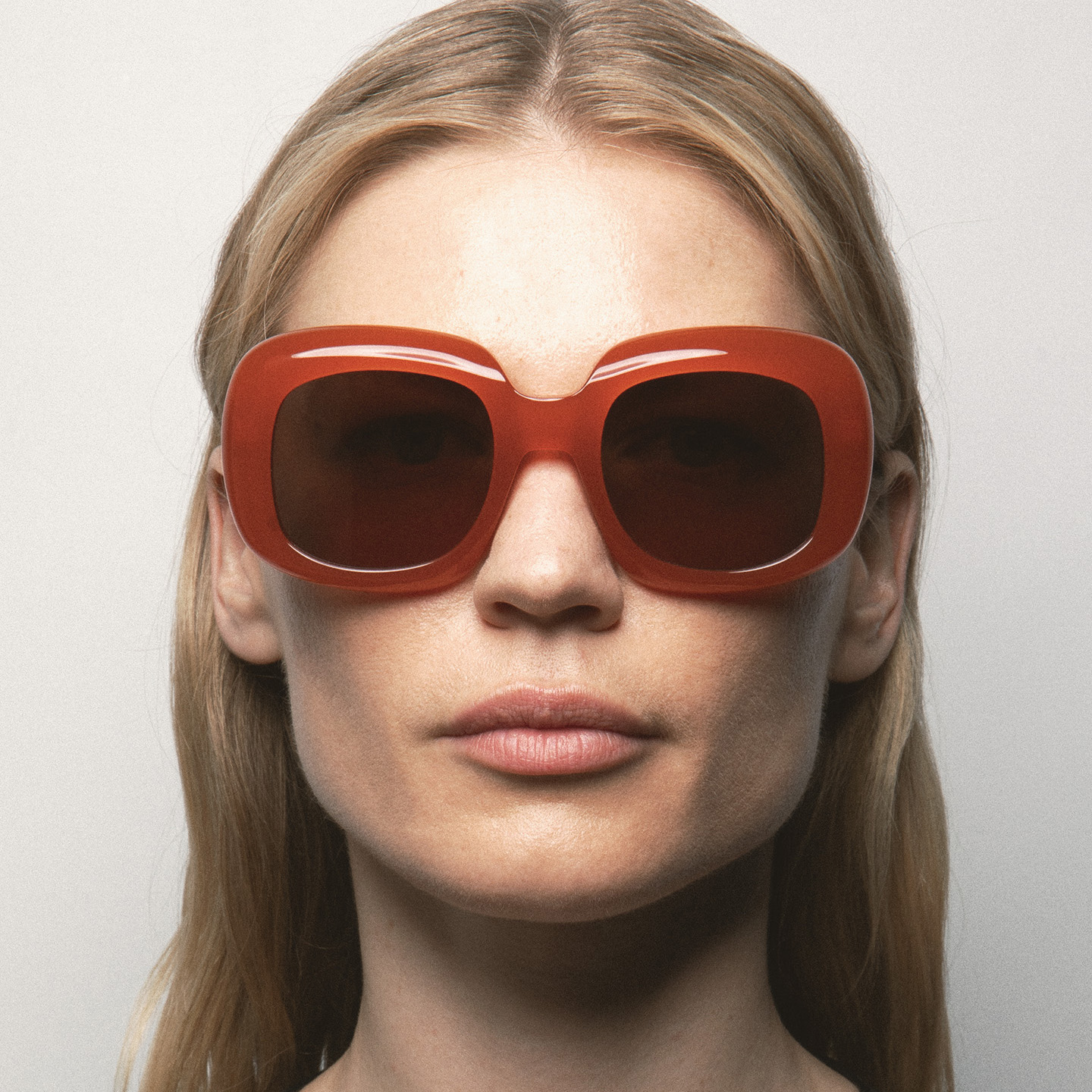 Kaleos Eddy Turuncu Kadın Güneş Gözlüğü - Görsel 5