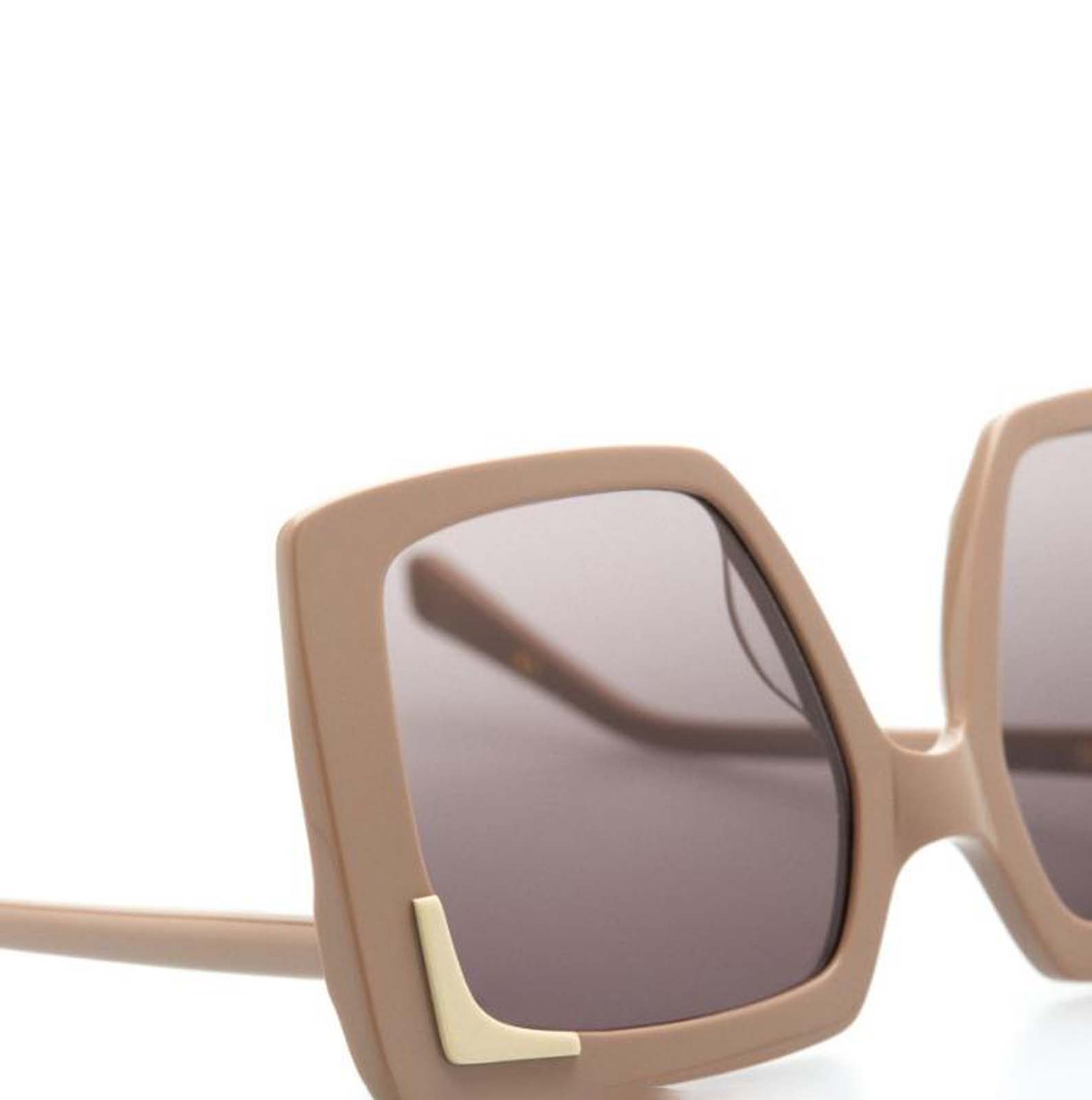 Kaleos Creasey Kahverengi Kadın Güneş Gözlüğü - Görsel 3