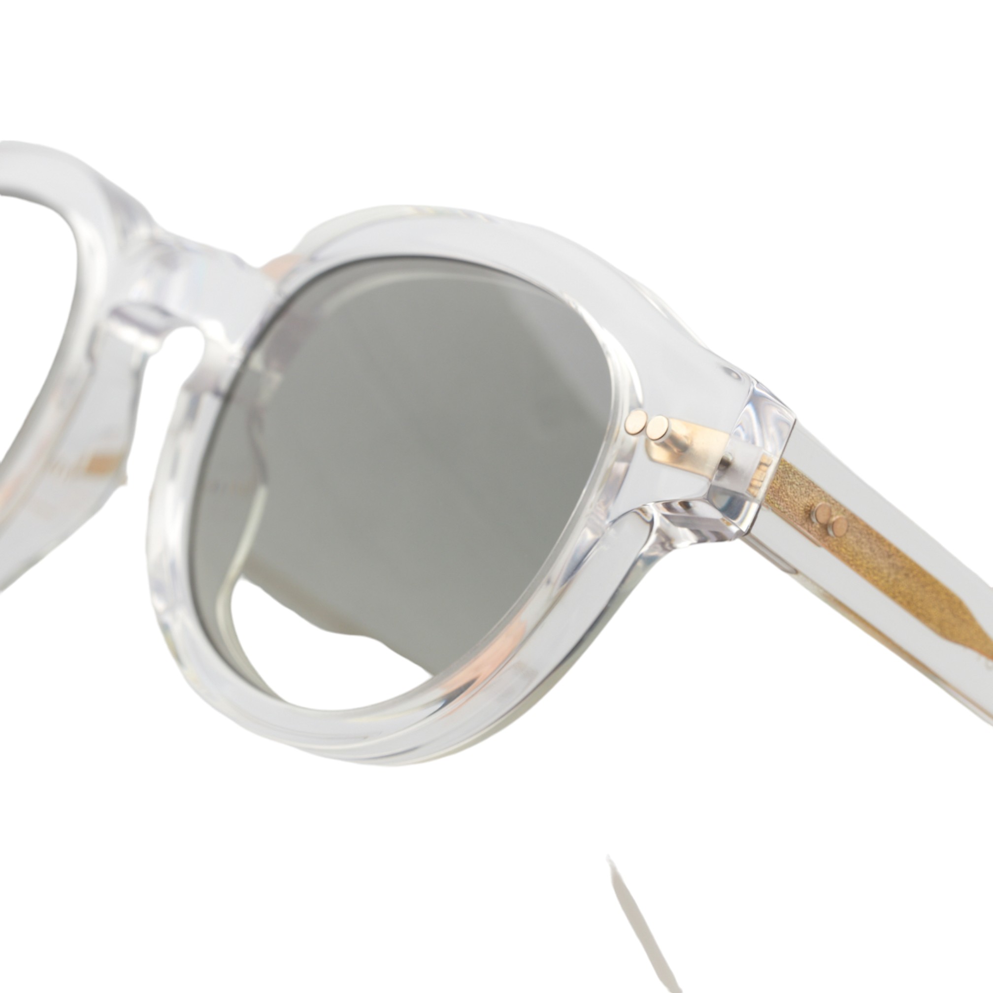 Kaleos Hoffmann Şeffaf Unisex Güneş Gözlüğü - Görsel 4
