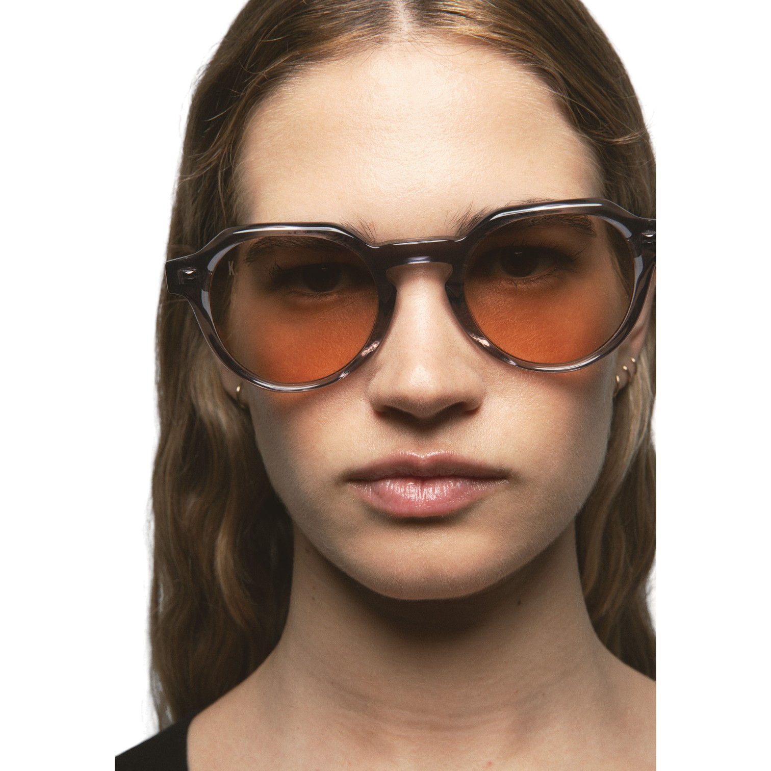 Kaleos Janney Füme Turuncu Fotokromik Unisex Güneş Gözlüğü - Görsel 3