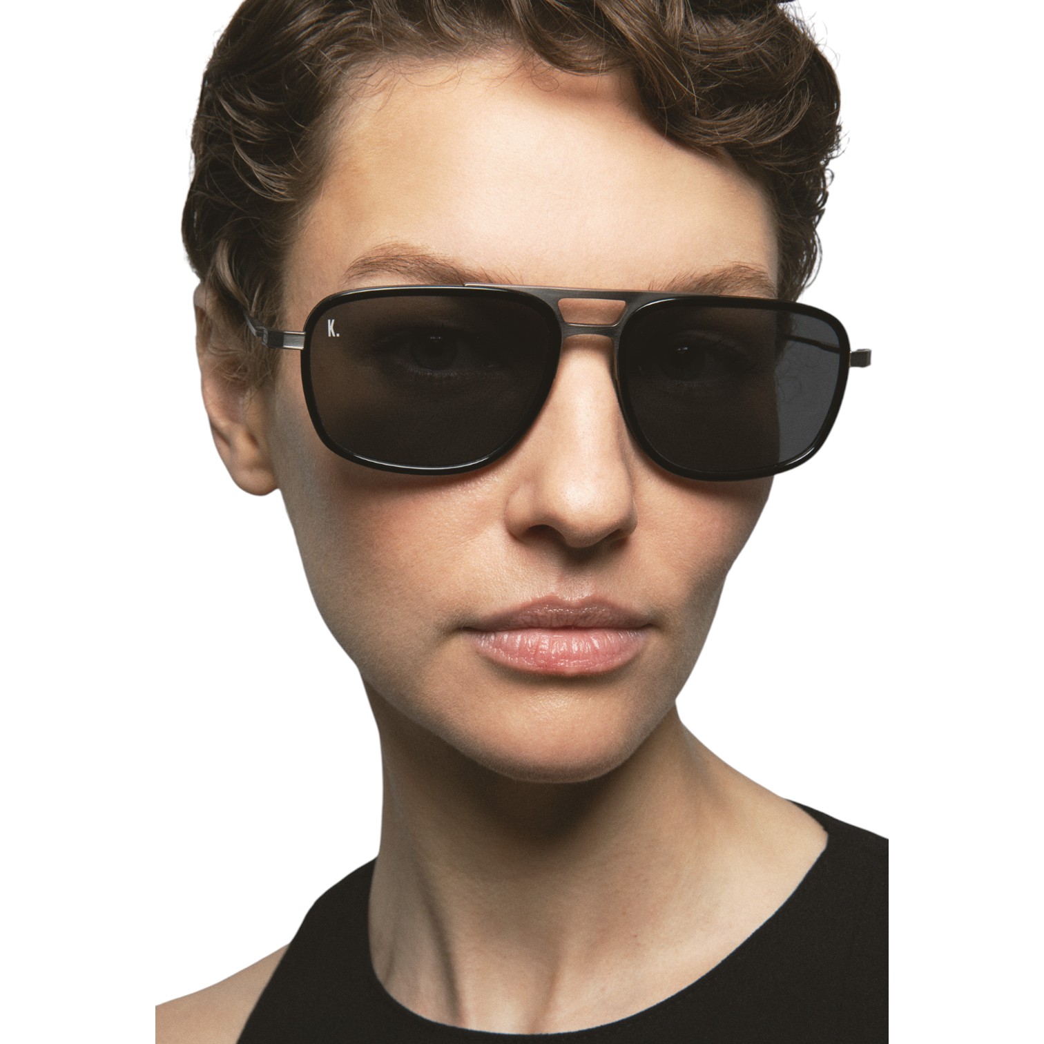 Kaleos Kasten Füme Titanyum Unisex Güneş Gözlüğü - Görsel 4