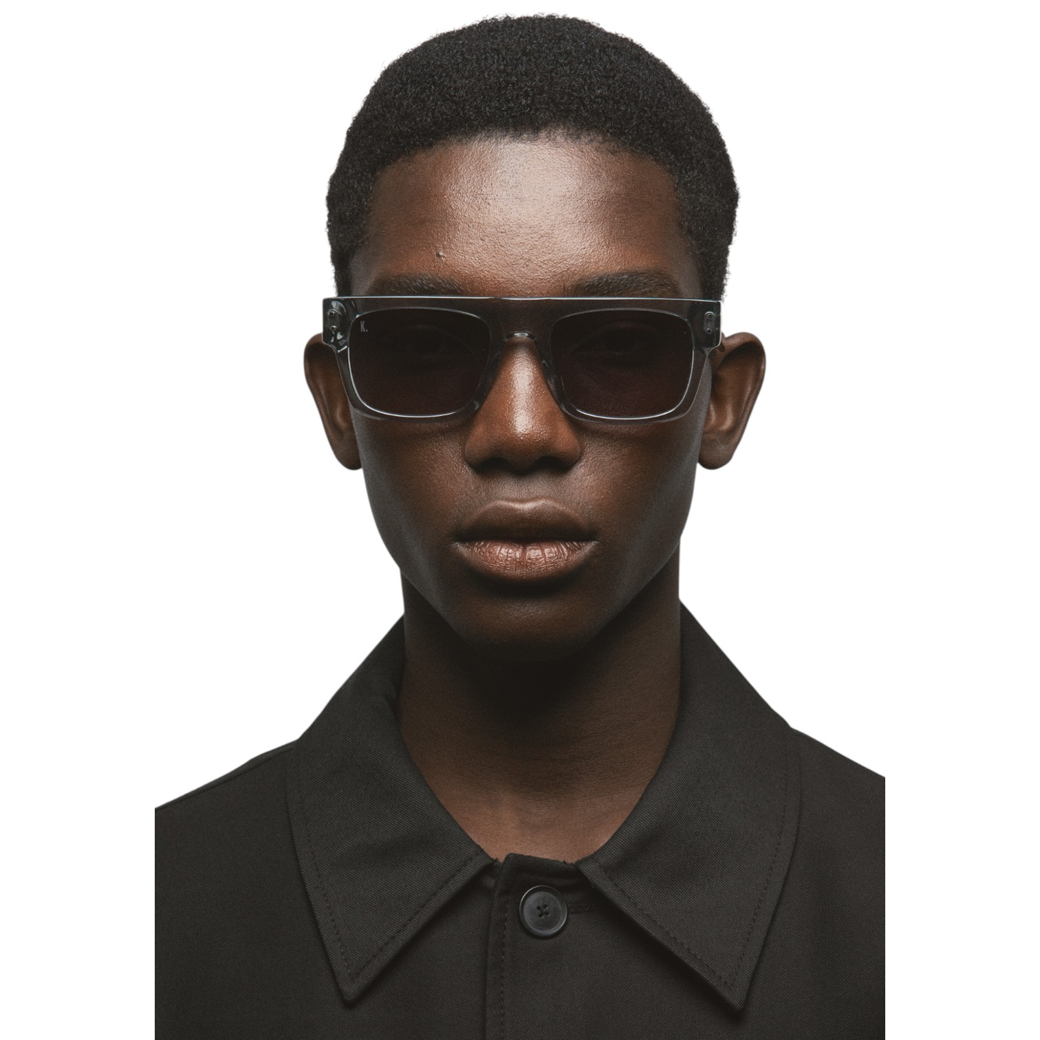 Kaleos Maurer Füme Şeffaf Unisex Güneş Gözlüğü - Görsel 3