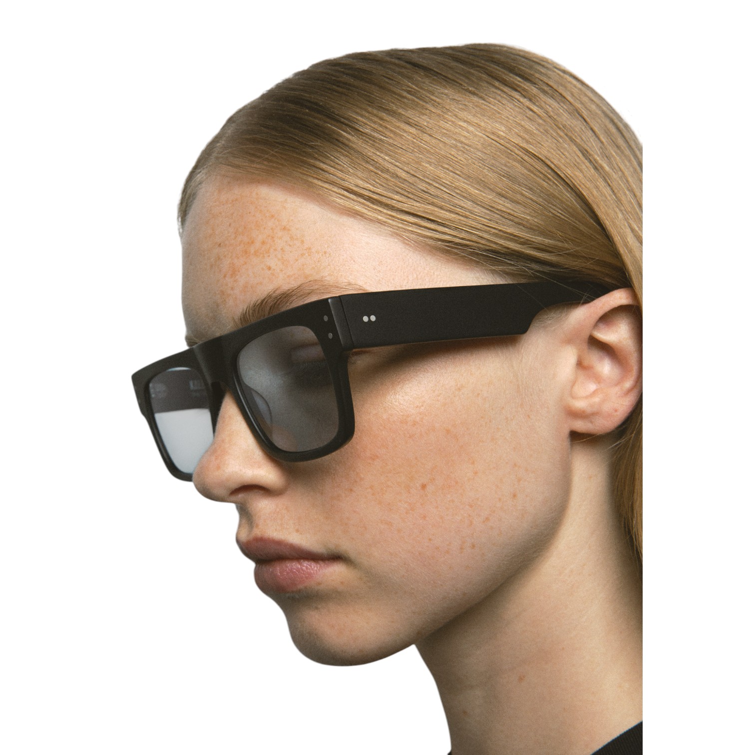 Kaleos Maurer Mat Siyah Mavi Fotokromik Unisex Güneş Gözlüğü - Görsel 2