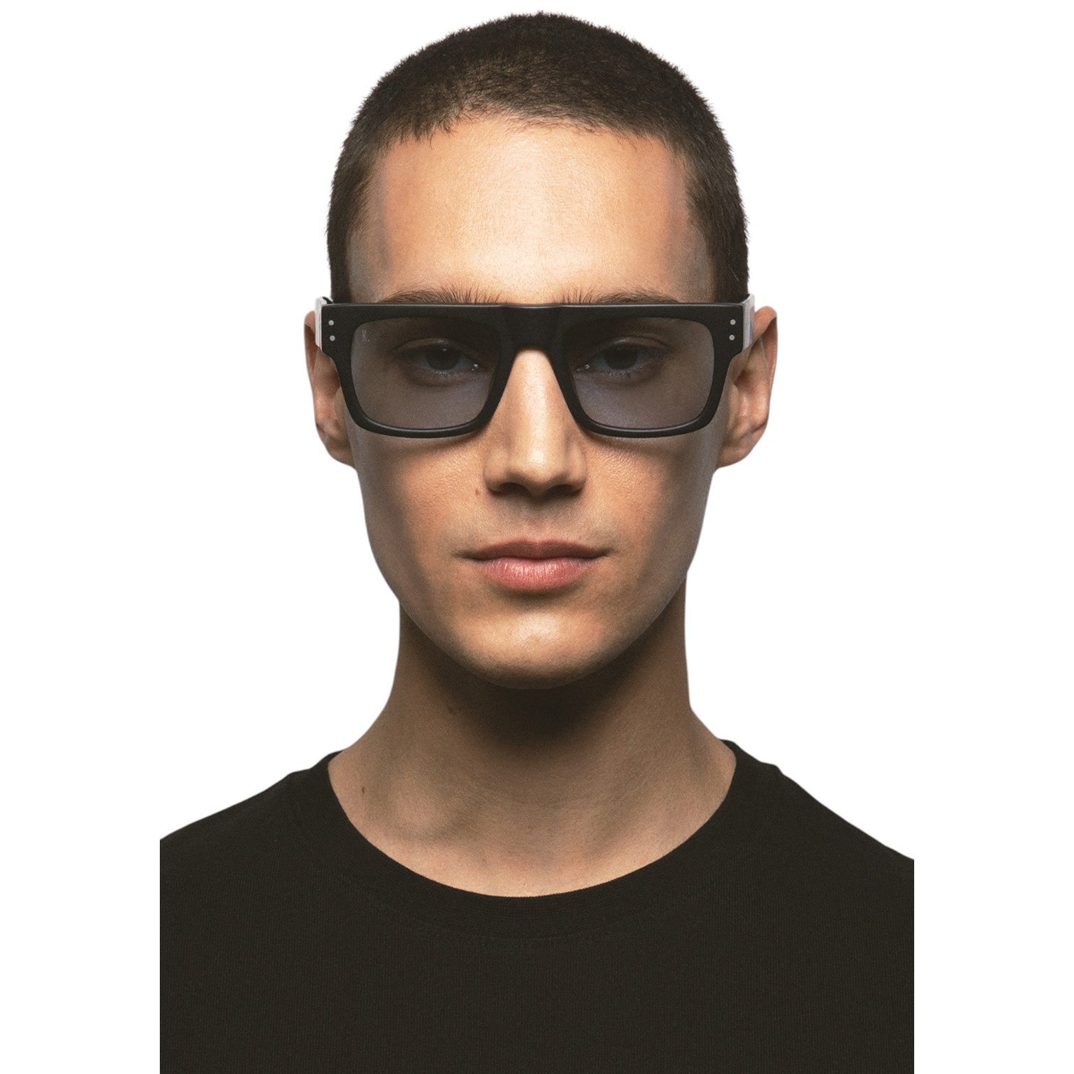 Kaleos Maurer Mat Siyah Mavi Fotokromik Unisex Güneş Gözlüğü - Görsel 3