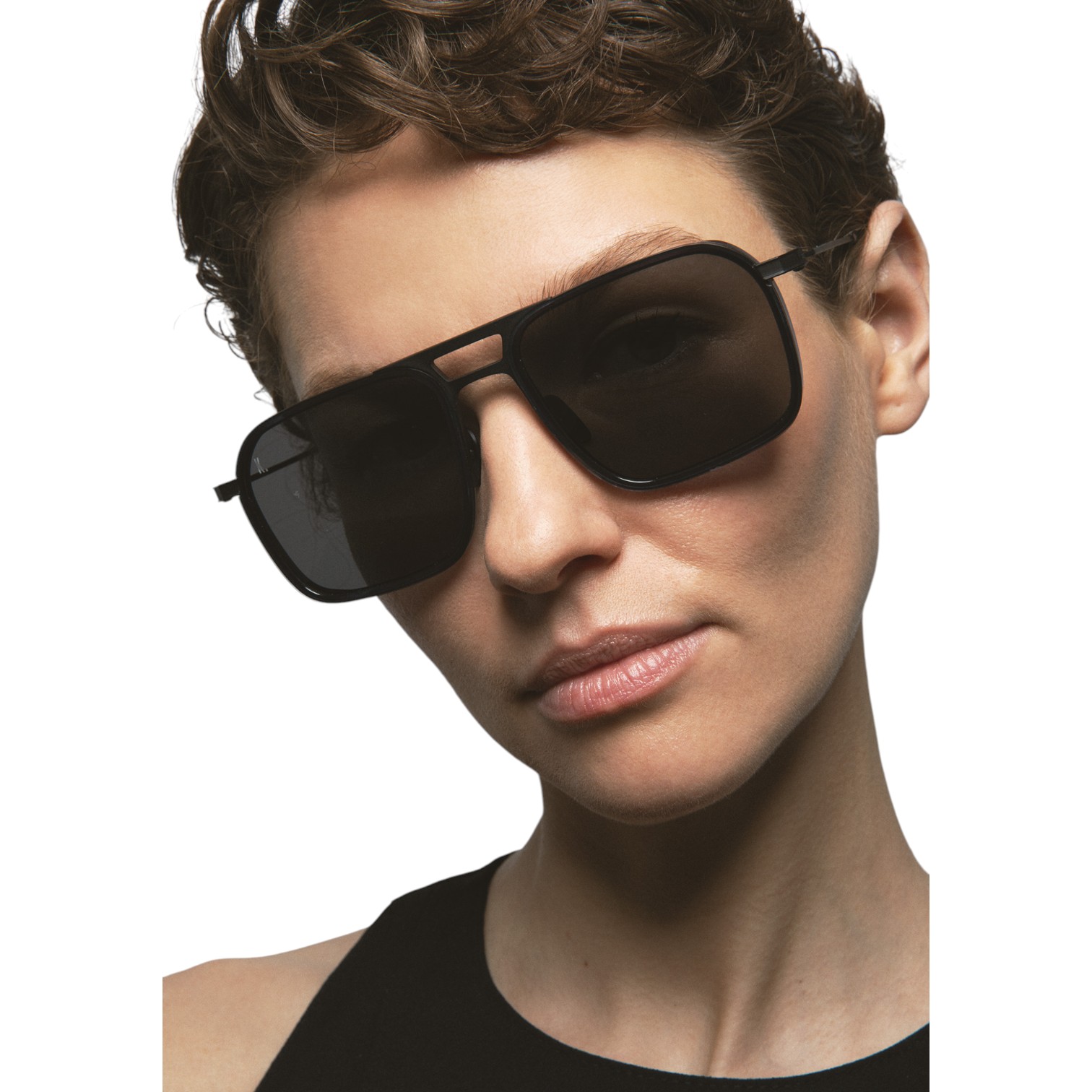 Kaleos Messer Gri Titanyum Unisex Güneş Gözlüğü - Görsel 4