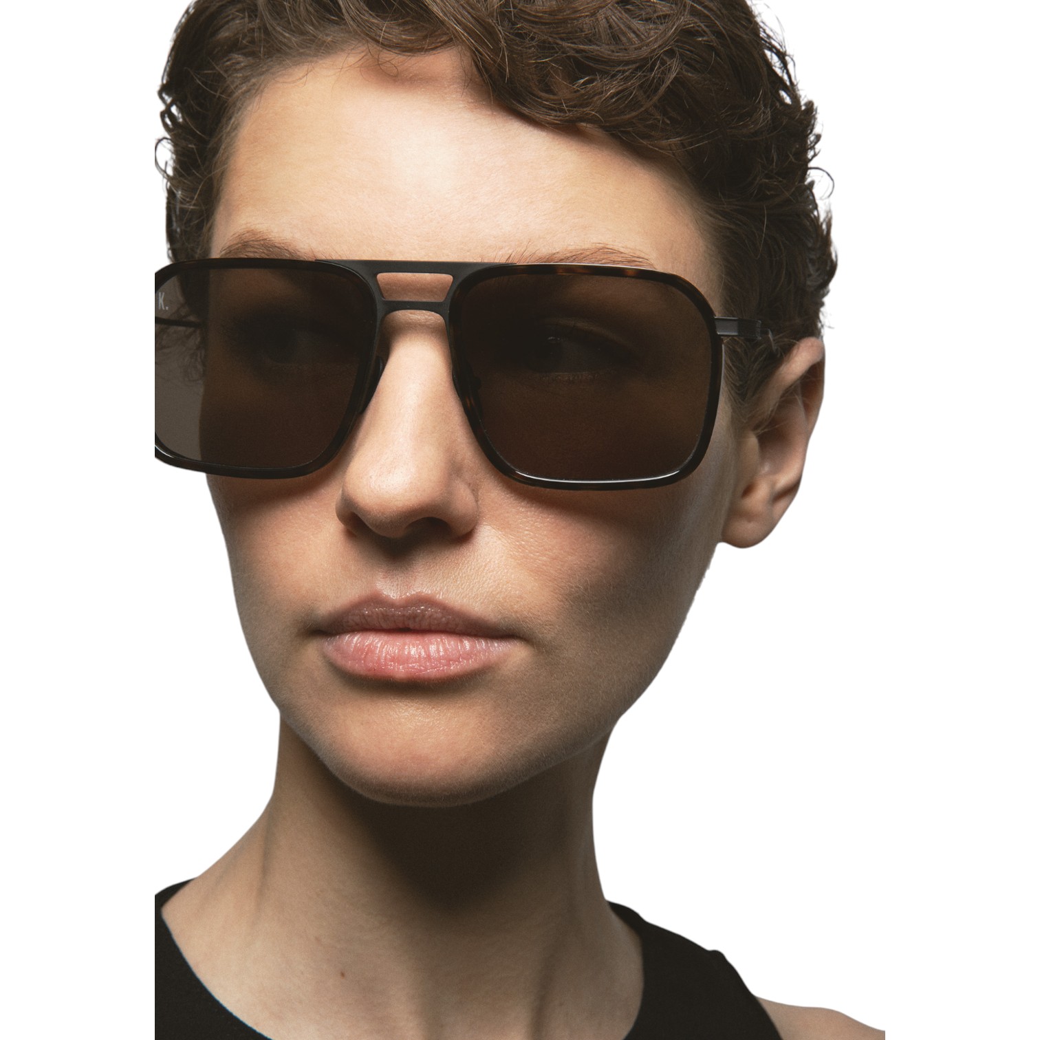 Kaleos Messer Havana Titanyum Unisex Güneş Gözlüğü - Görsel 4