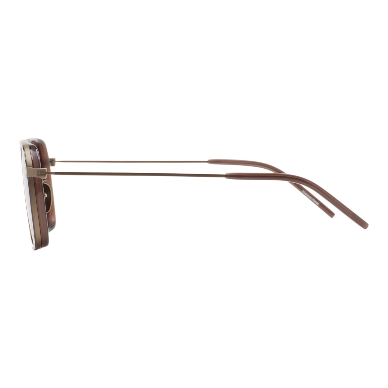 Kaleos Messer Kahverengi Titanyum Unisex Güneş Gözlüğü - Görsel 2