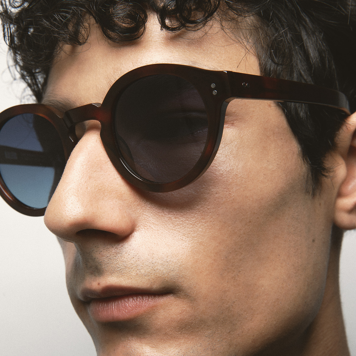 Kaleos Oher Kahverengi Unisex Güneş Gözlüğü - Görsel 4