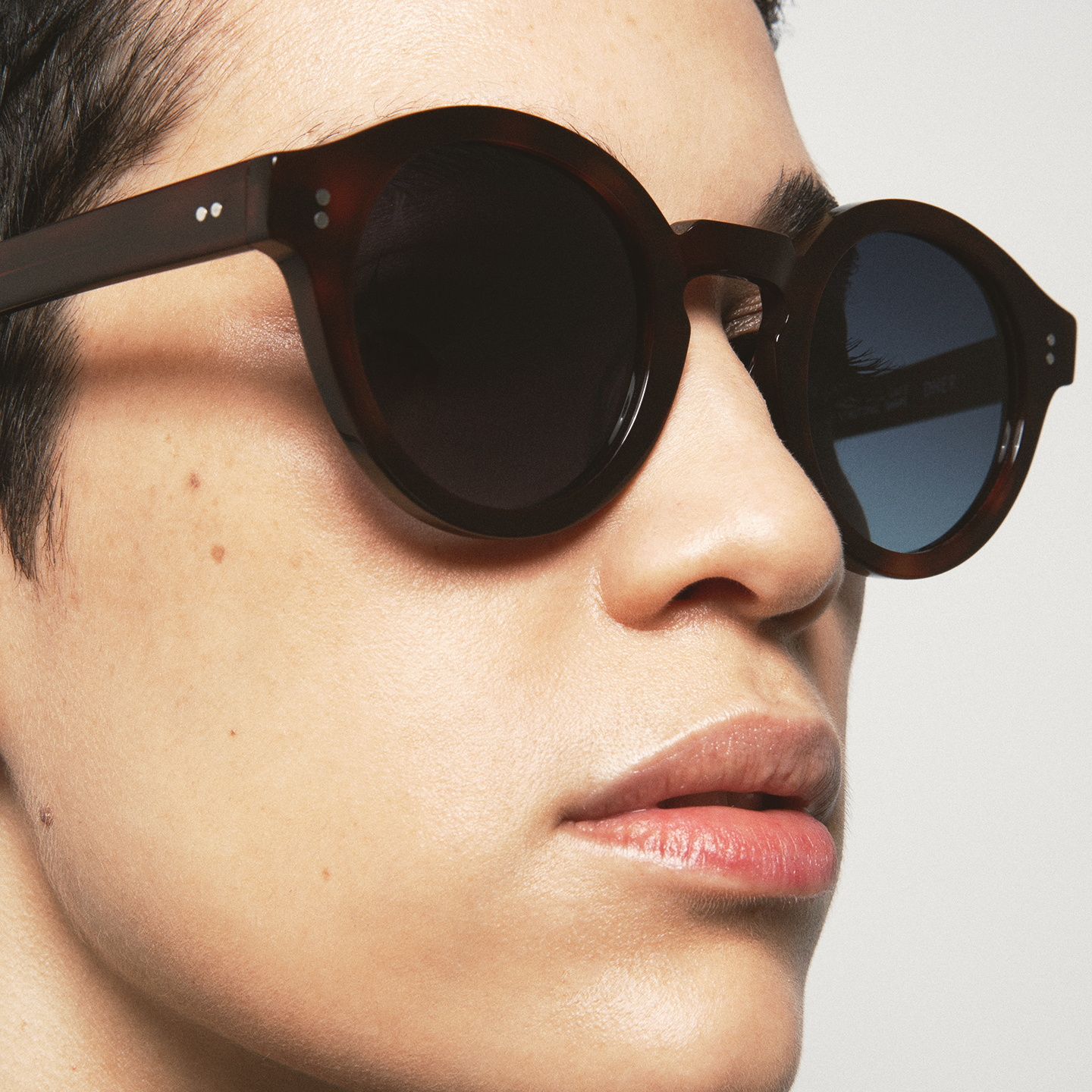 Kaleos Oher Kahverengi Unisex Güneş Gözlüğü - Görsel 5