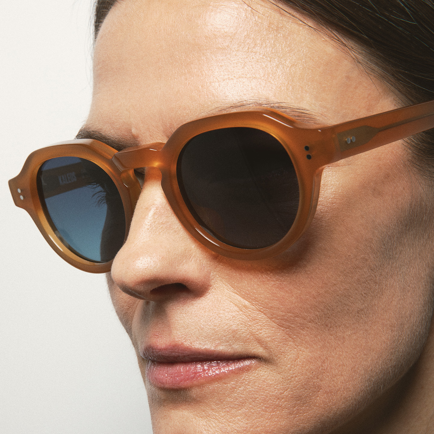 Kaleos Oppenheimer Bal Rengi Unisex Güneş Gözlüğü - Görsel 5