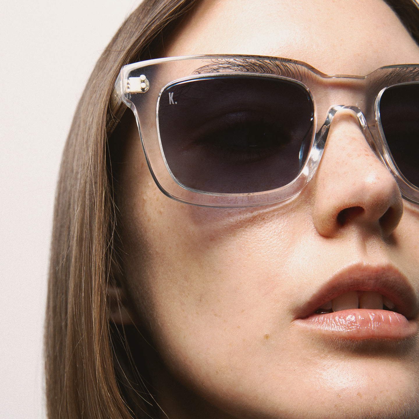 Kaleos Pascal Şeffaf Unisex Güneş Gözlüğü - Görsel 5